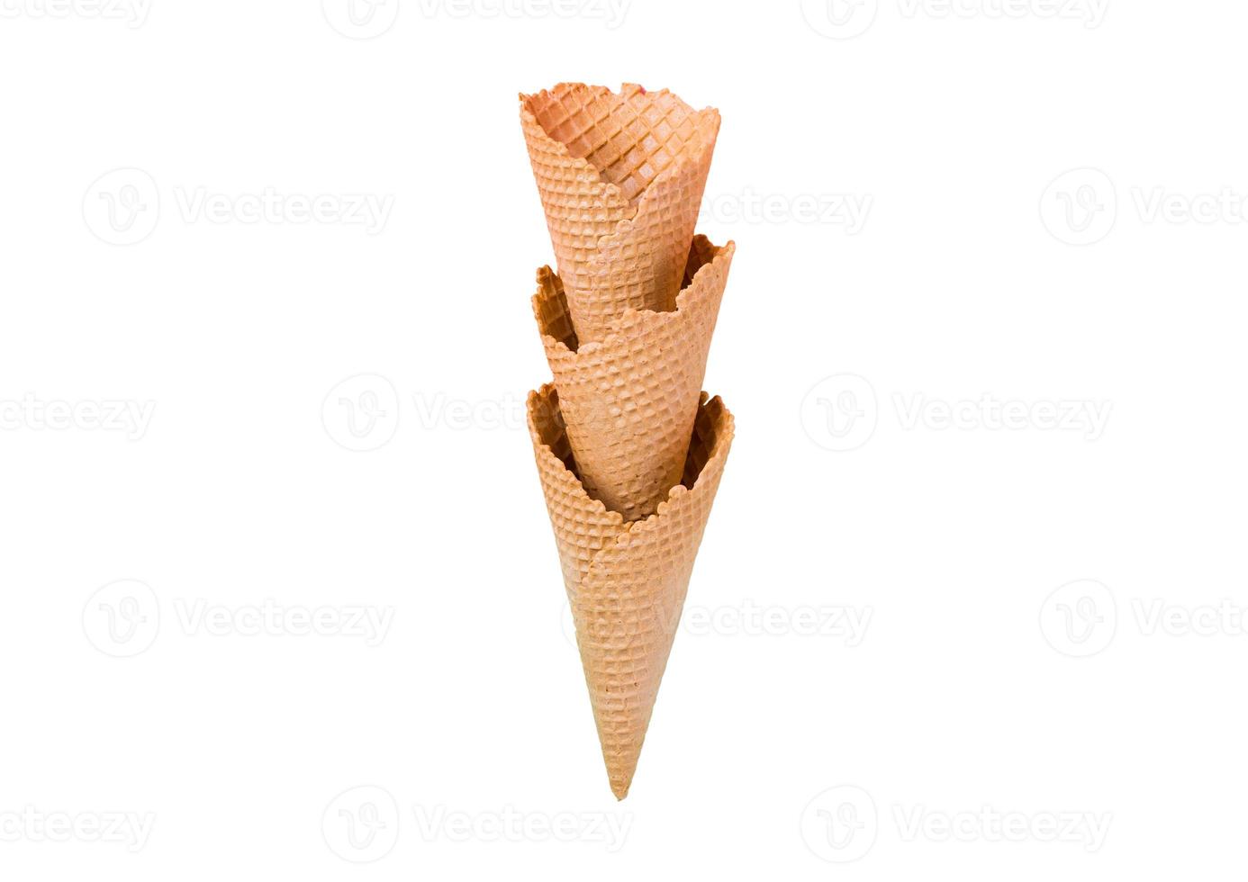 1965 Ice cream cone isolated on a transparent background photo