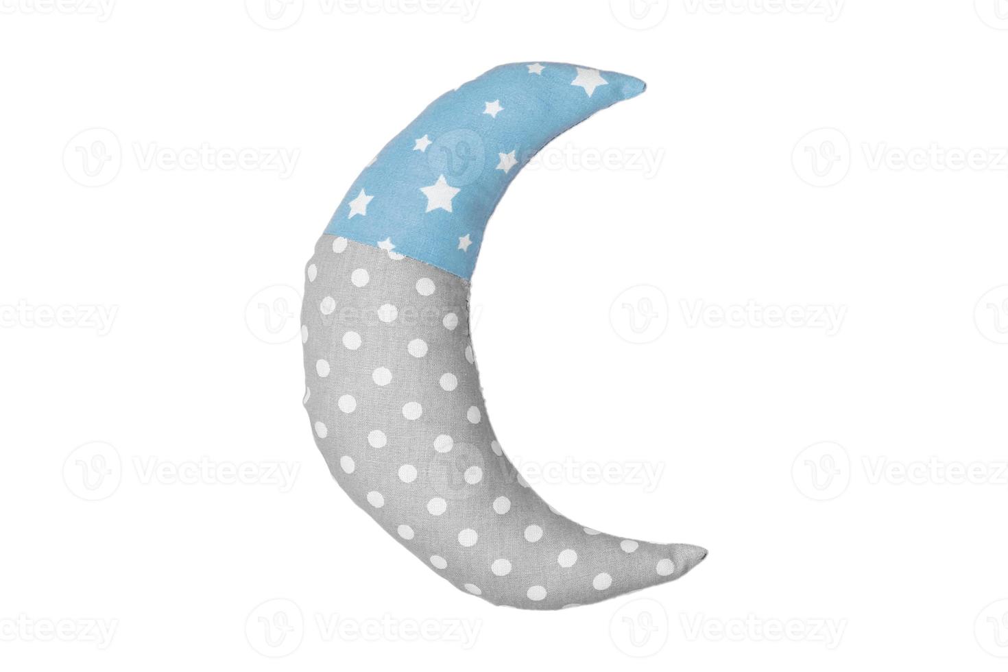 4309 Gray moon cushion isolated on a transparent background photo