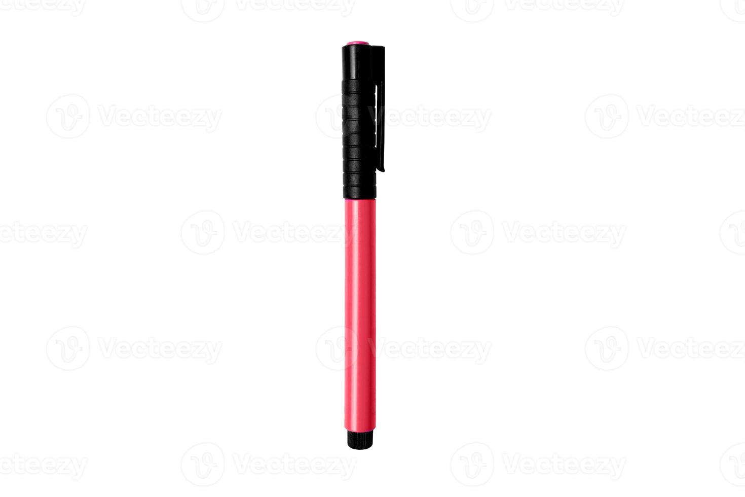 7336 Pink pen isolated on a transparent background photo