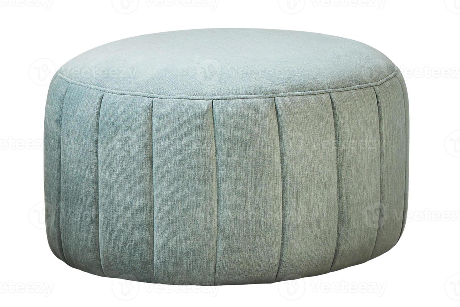 761 Green ottoman isolated on a transparent background photo