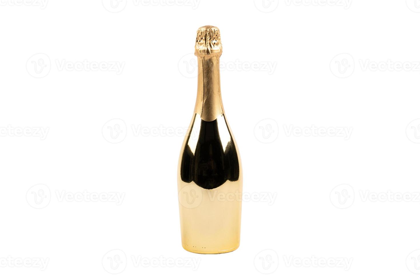 4851 Champagne bottle isolated on a transparent background photo