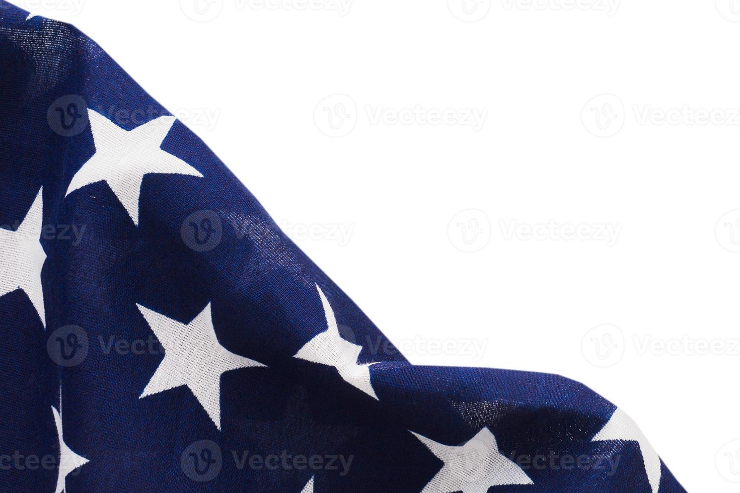 1122 Blue fabric with white star isolated on a transparent background photo