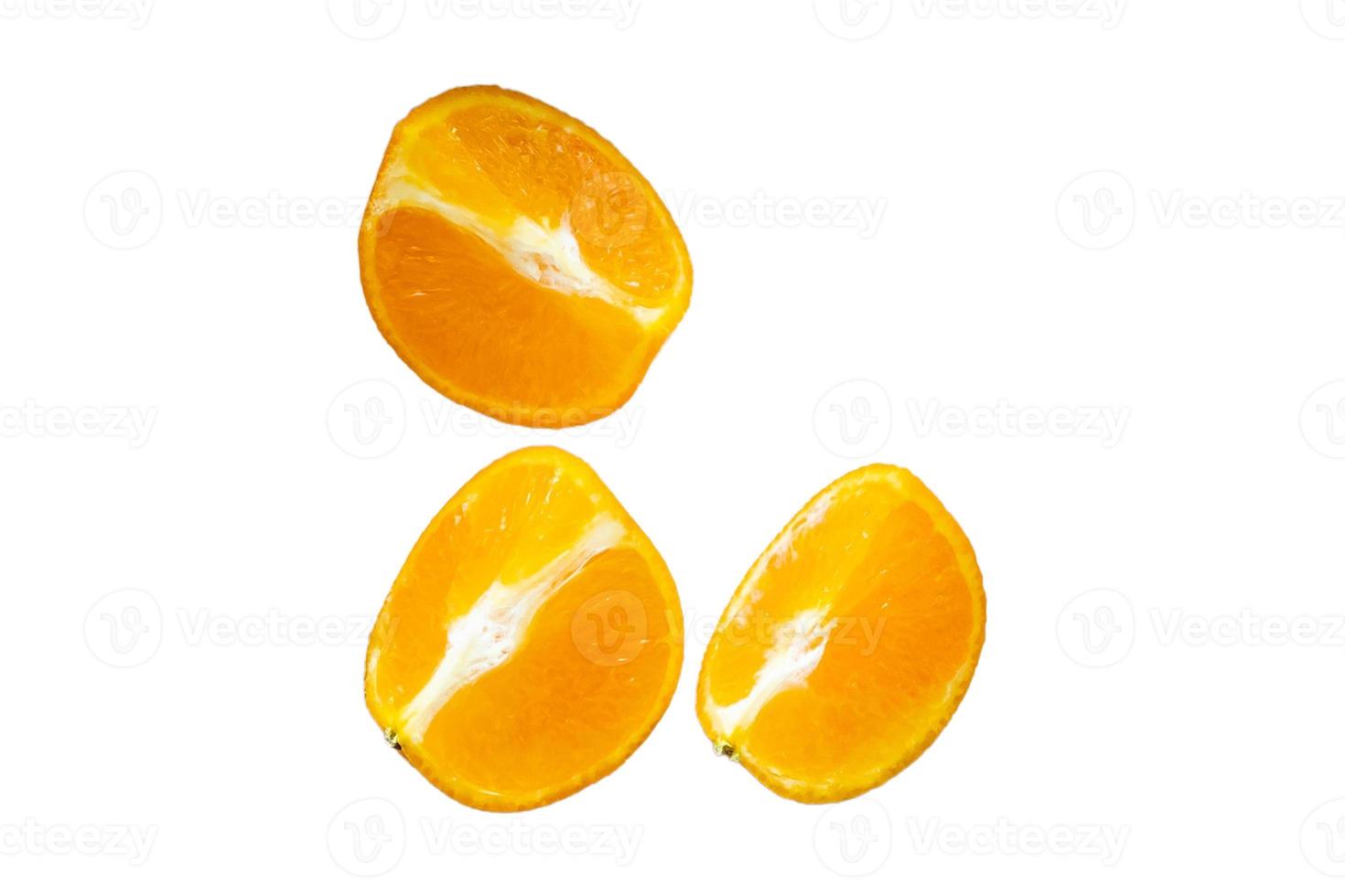 3784 Orange slices isolated on a transparent background photo