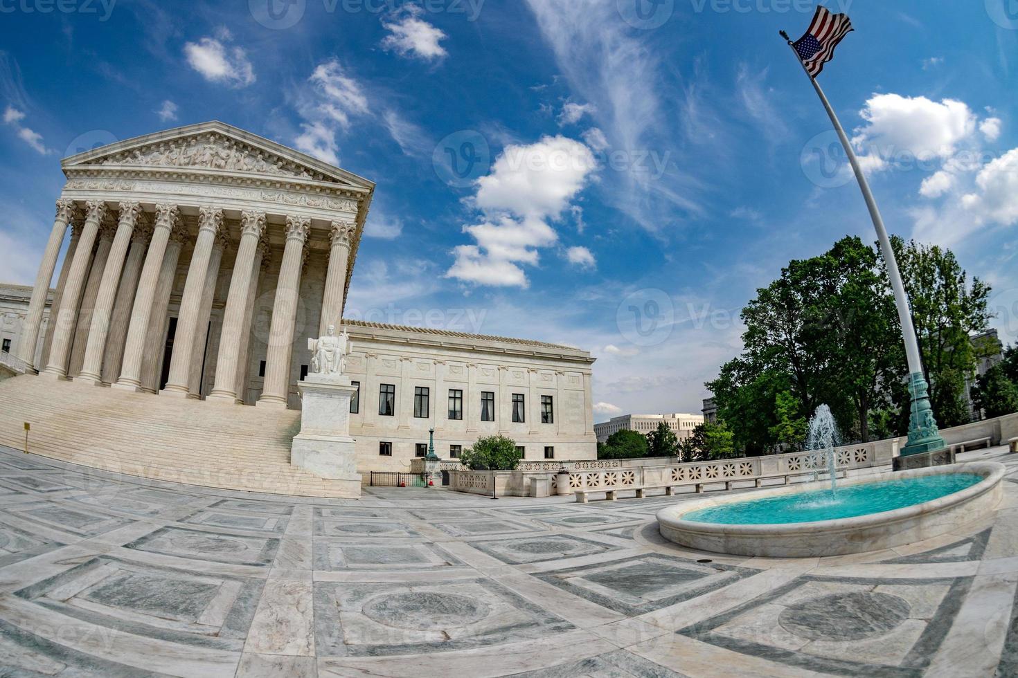 Supreme Court building in Washington dc detail photo