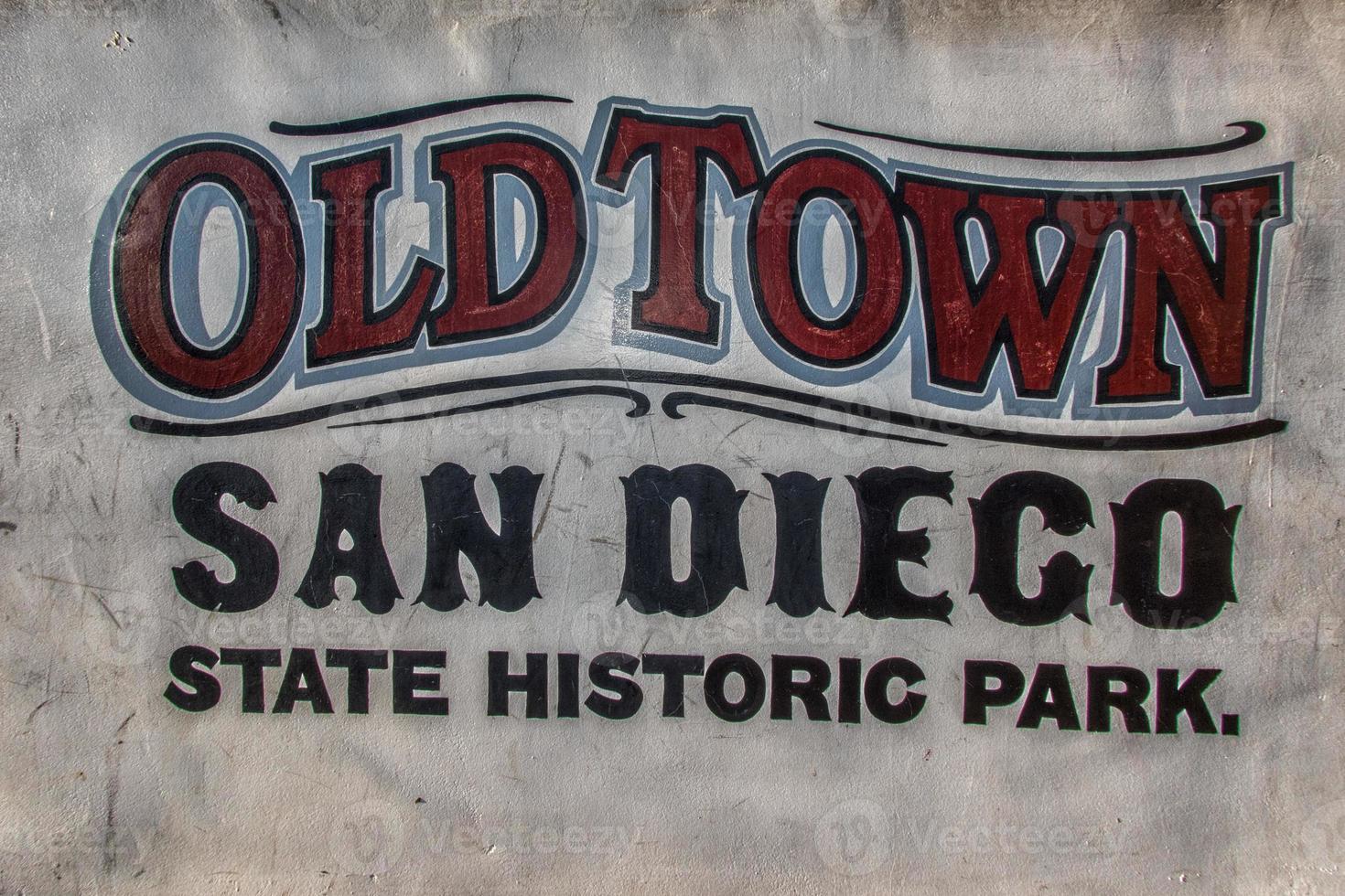 old town san diego sign photo