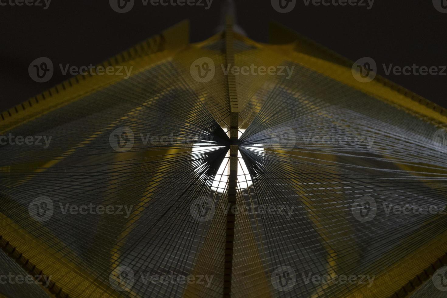 lamp in a grid close up photo
