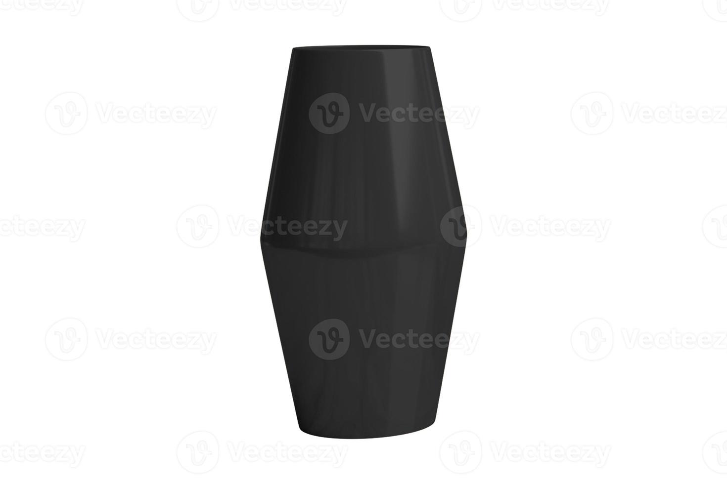 278 Black vase isolated on a transparent background 20221146 Stock