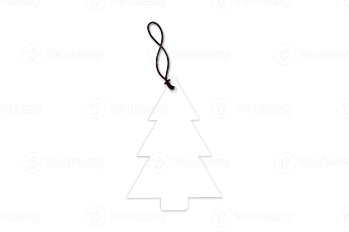 4731 White tree isolated on a transparent background photo