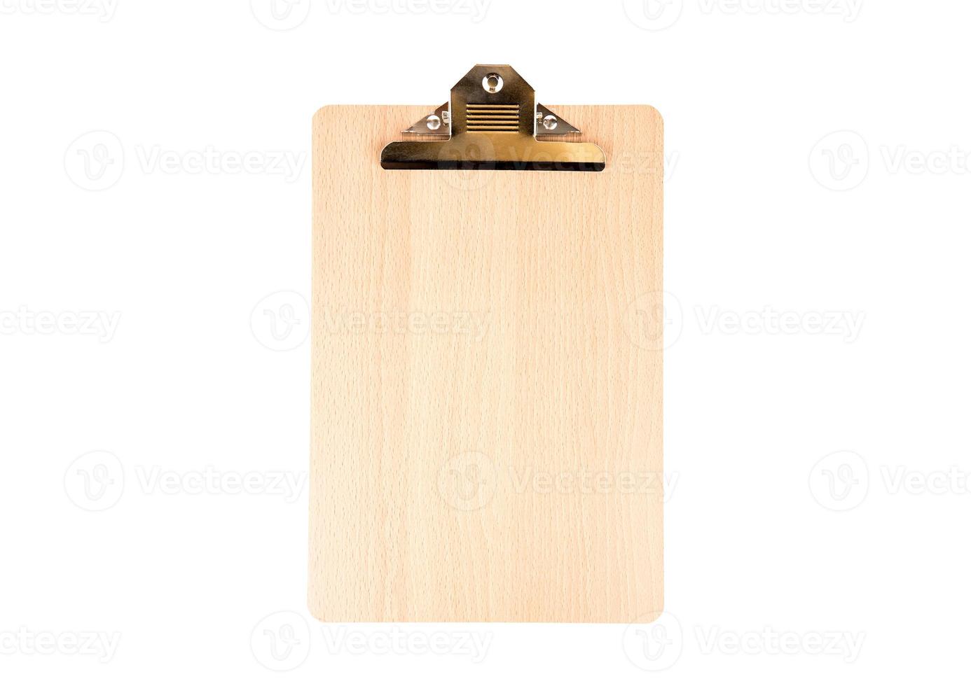 2750 Wooden cilpboard isolated on a transparent background photo