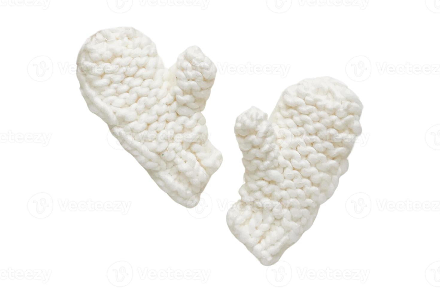 4996 White gloves isolated on a transparent background photo