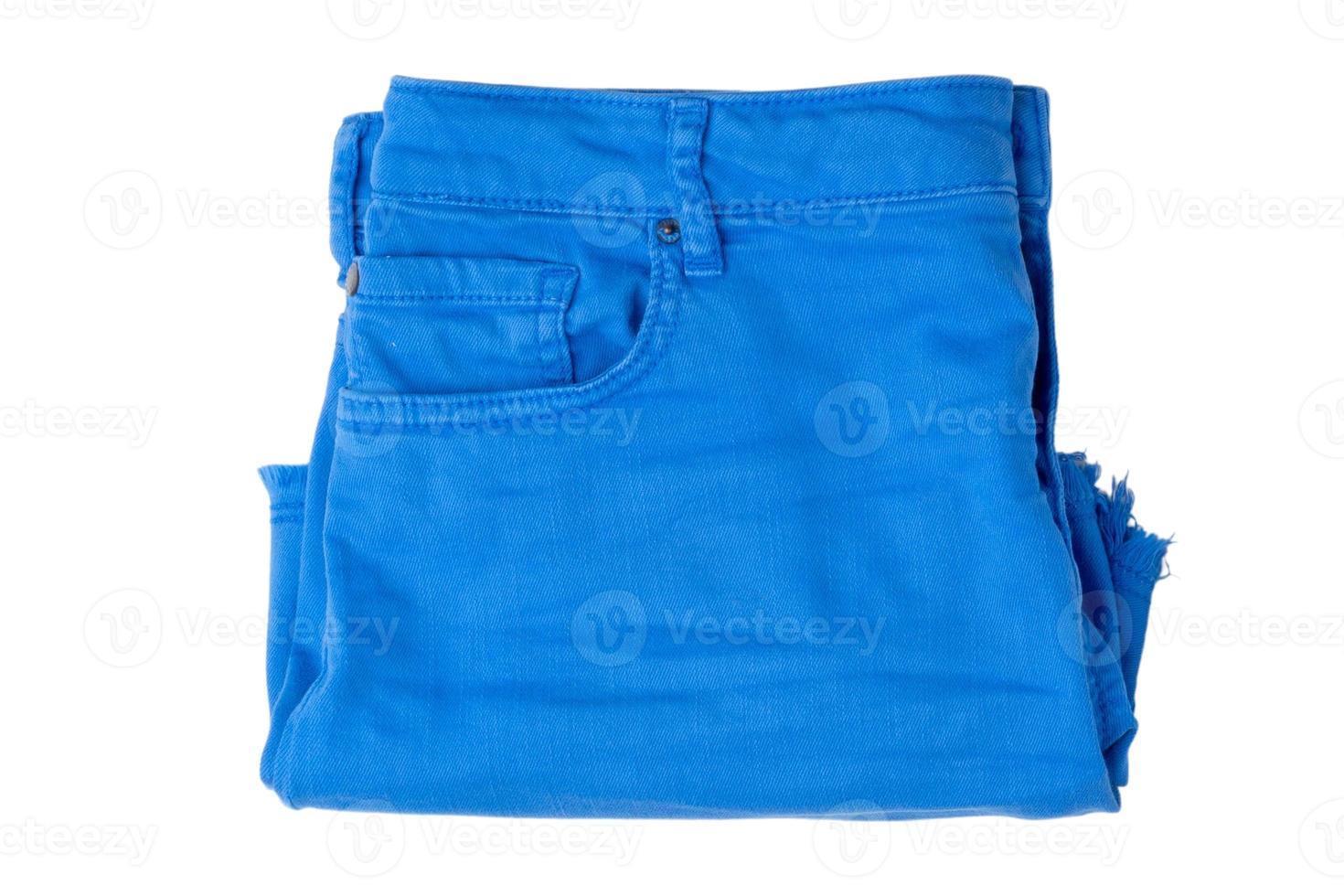 6180 Blue pants isolated on a transparent background photo