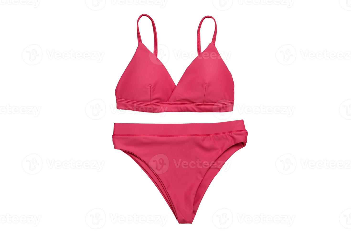 6132 Pink swimwear isolated on a transparent background photo