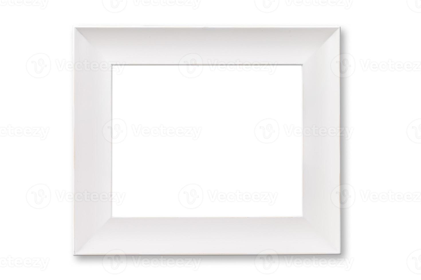 547 White picture frame isolated on a transparent background photo