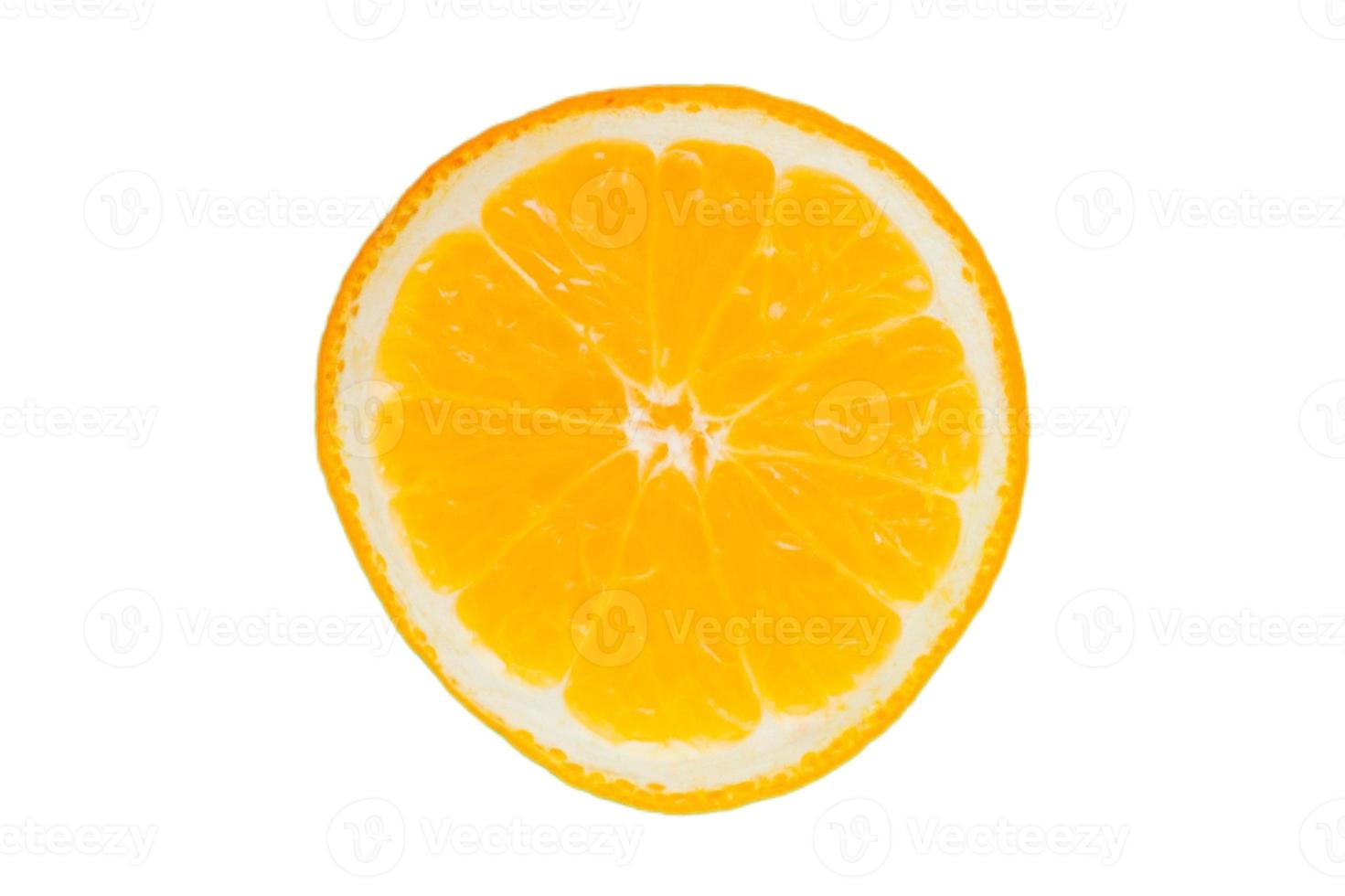 3335 Fresh half orange fruit isolated on a transparent background photo