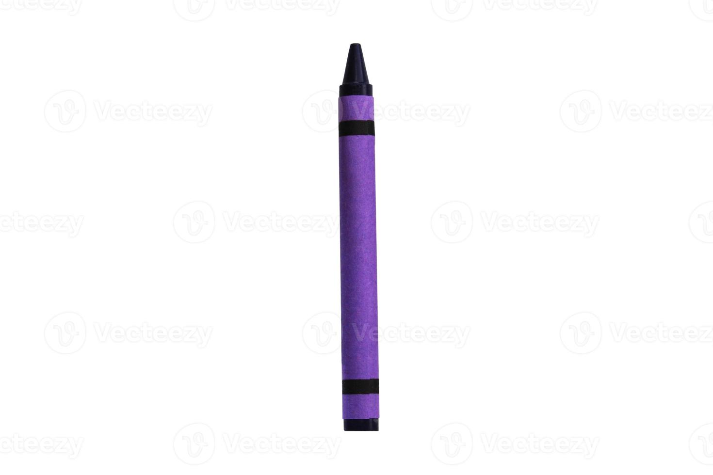 4216 Purple crayon isolated on a transparent background photo
