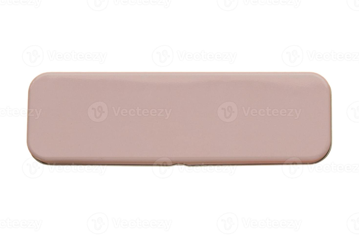 3768 Pink pen case isolated on a transparent background photo