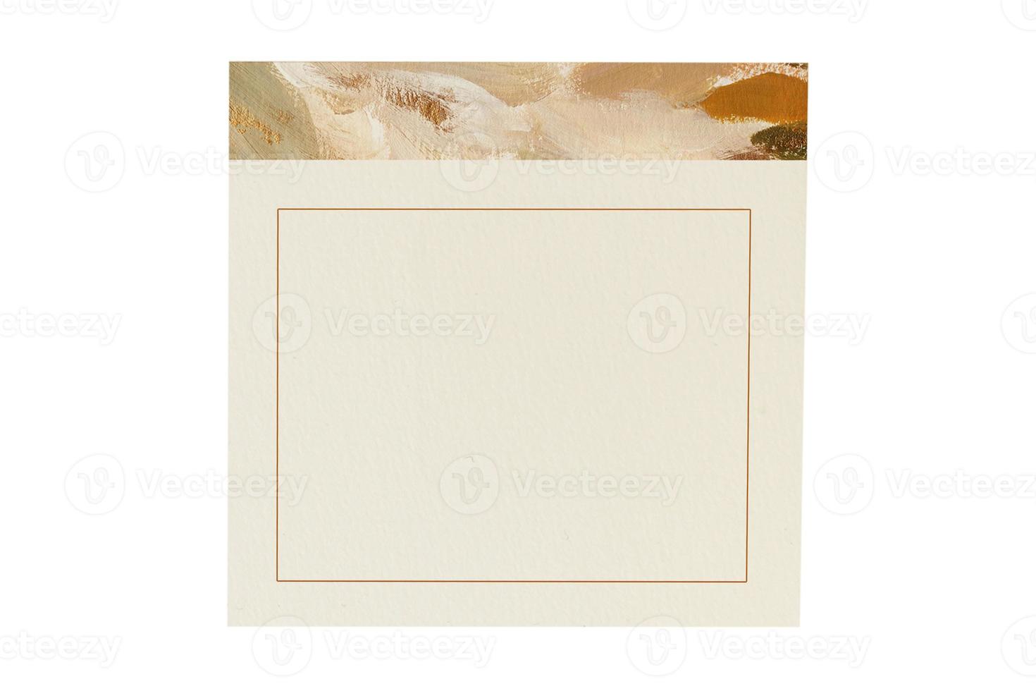 7122 Beige reminder isolated on a transparent background photo