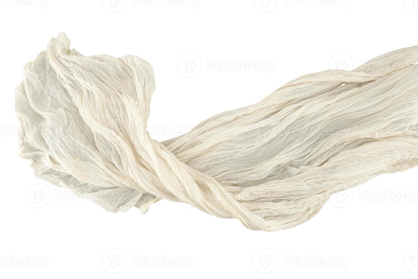 6354 Beige fabric cloth isolated on a transparent background photo