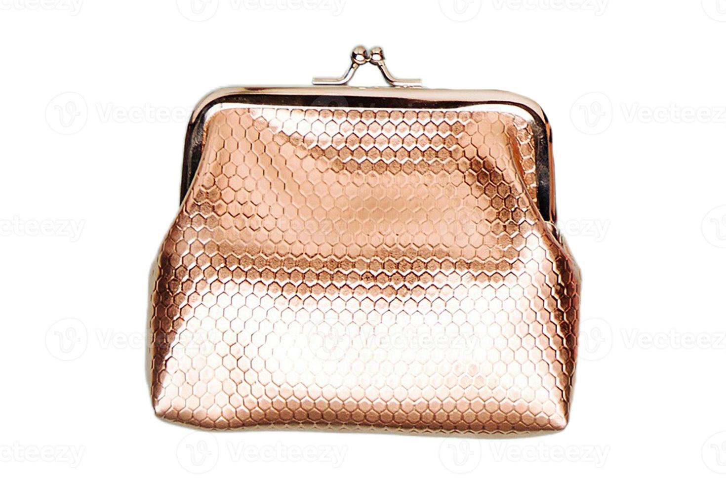 3785 Rose gold wallet isolated on a transparent background photo