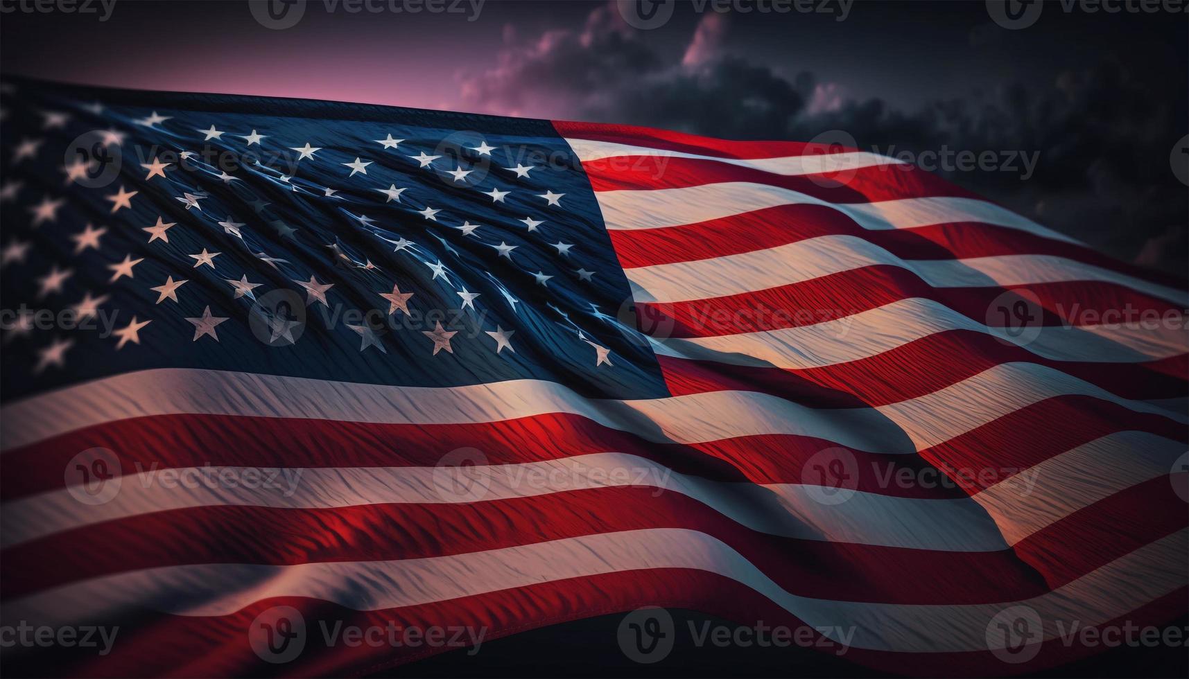 usa flag background photo