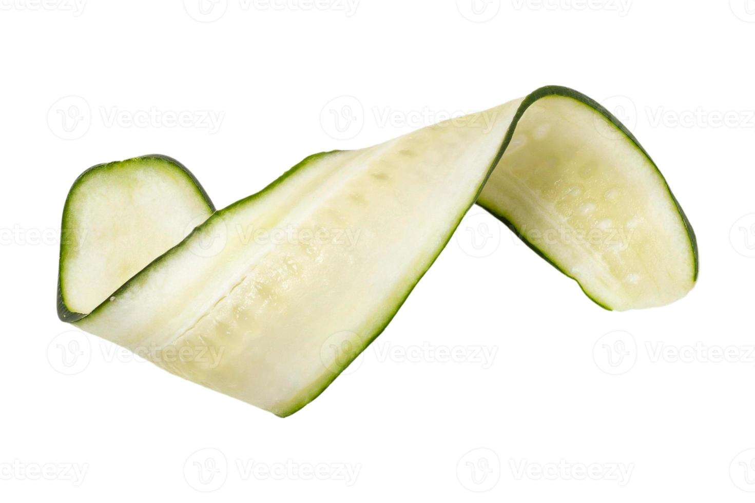 3313 Slice of cucumber isolated on a transparent background photo