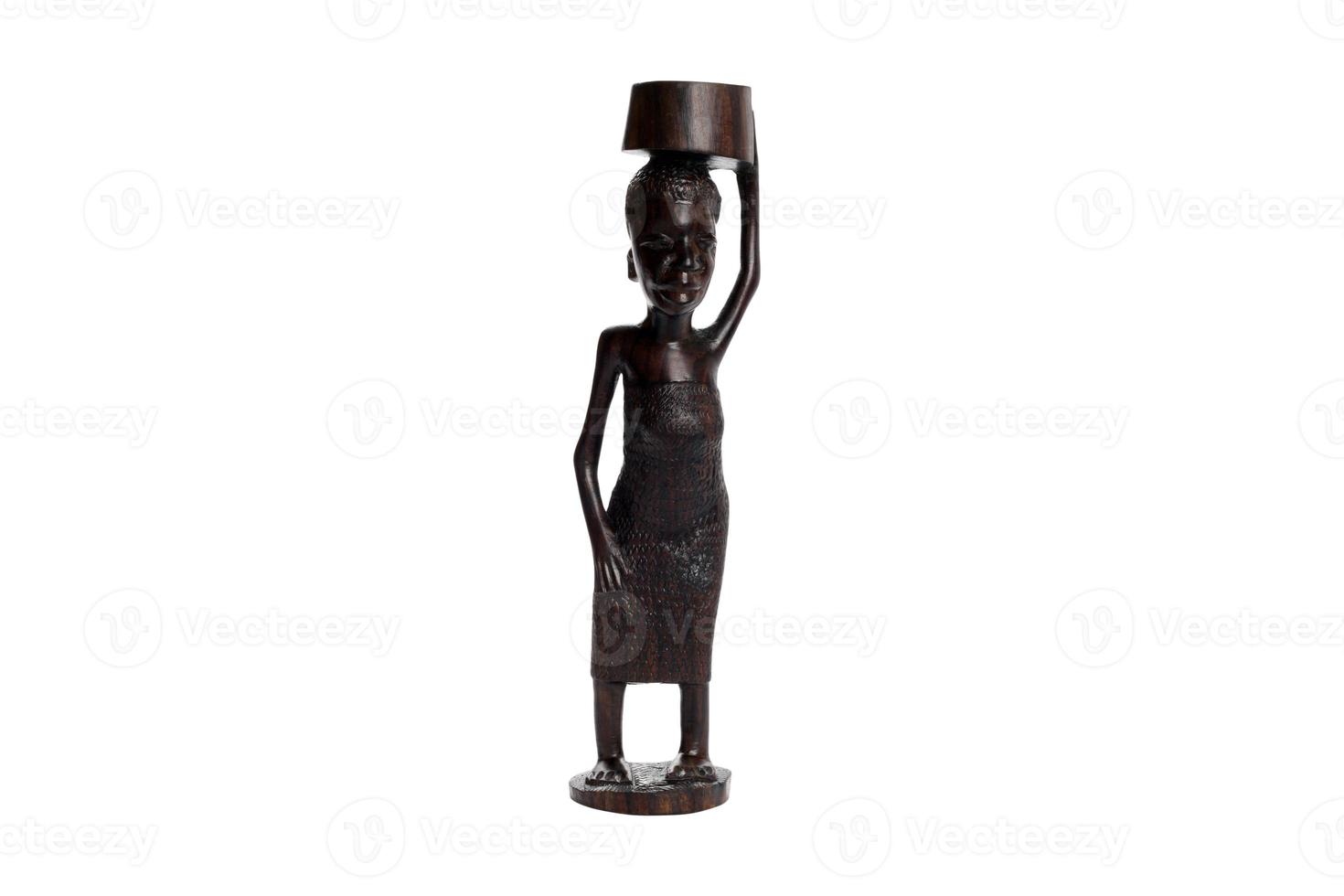 7510 Black sculpture isolated on a transparent background photo