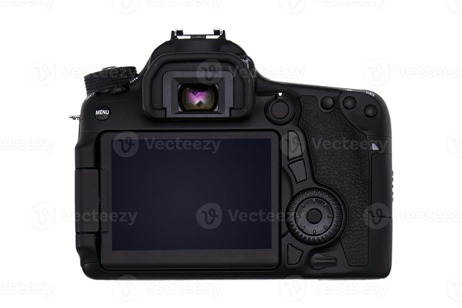 3702 Black camera isolated on a transparent background photo