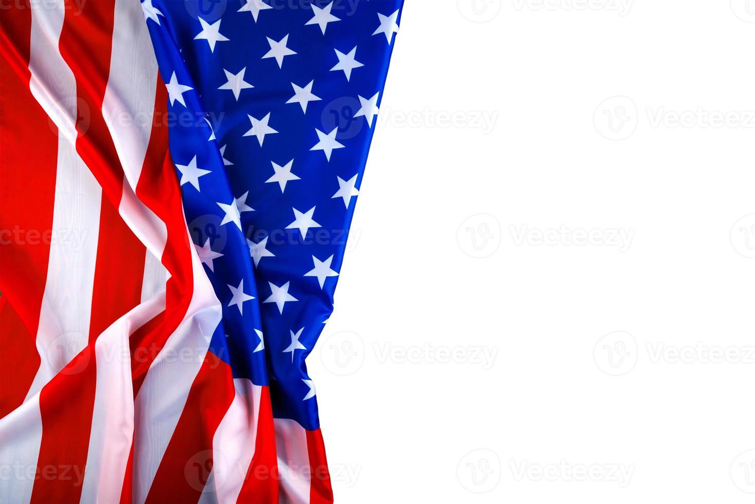 492 Flag of the united states isolated on a transparent background photo