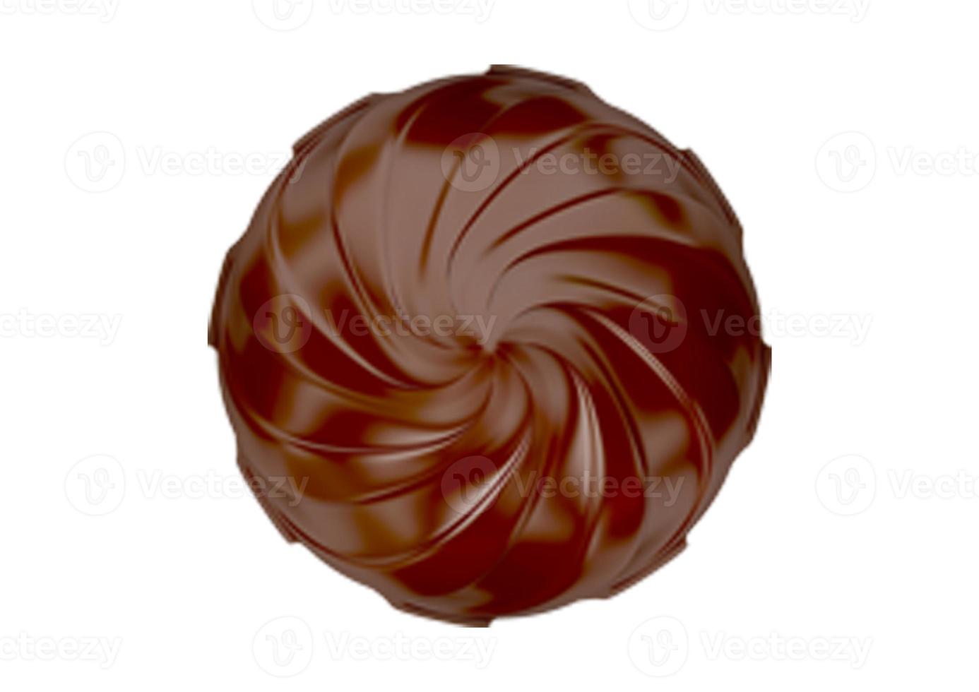 2320 Chocolate cupcake isolated on a transparent background photo