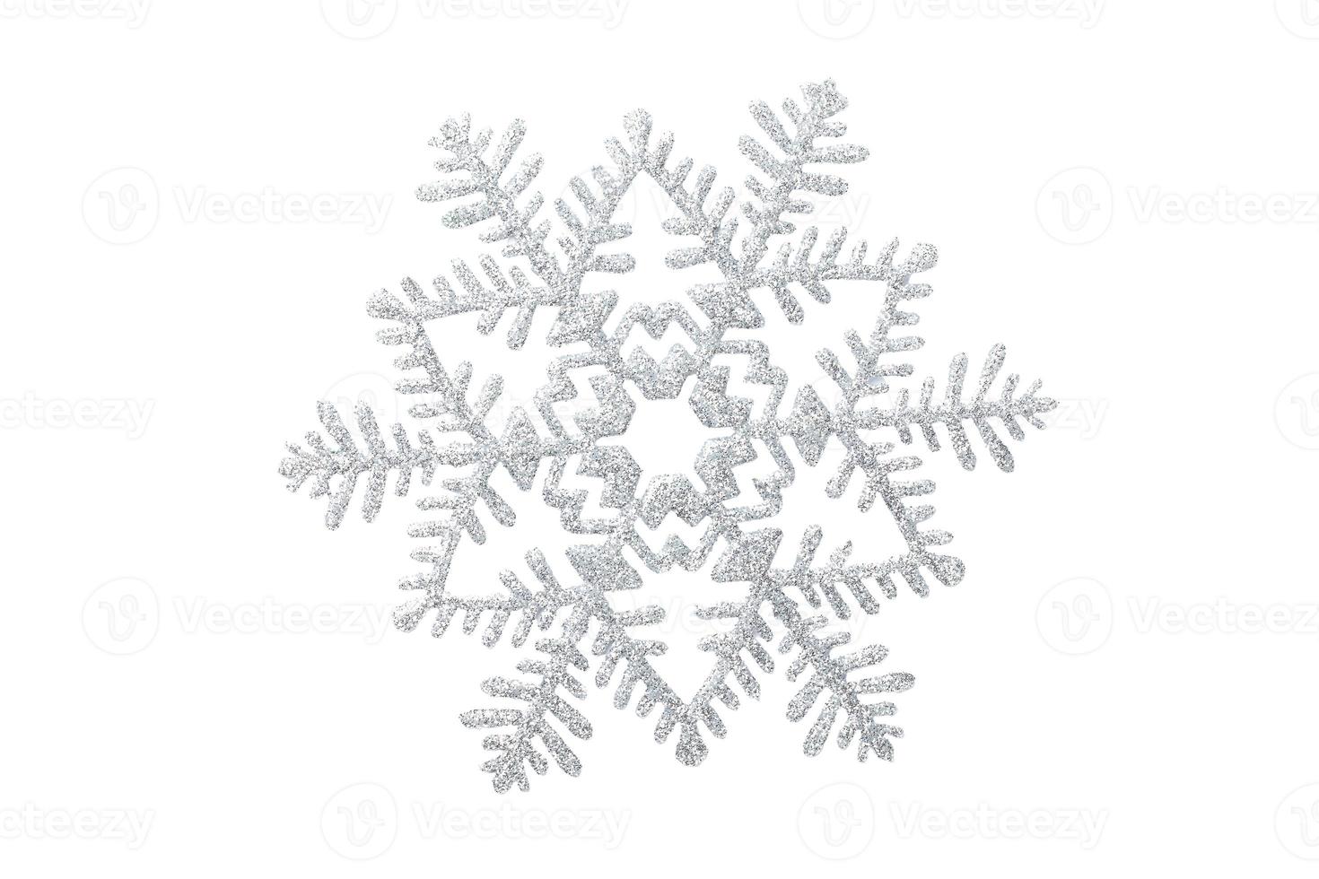 6949 White snowflake isolated on a transparent background photo