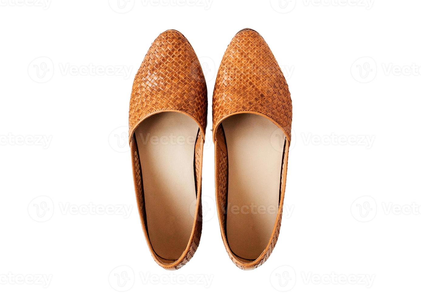 2691 Brown shoes isolated on a transparent background photo