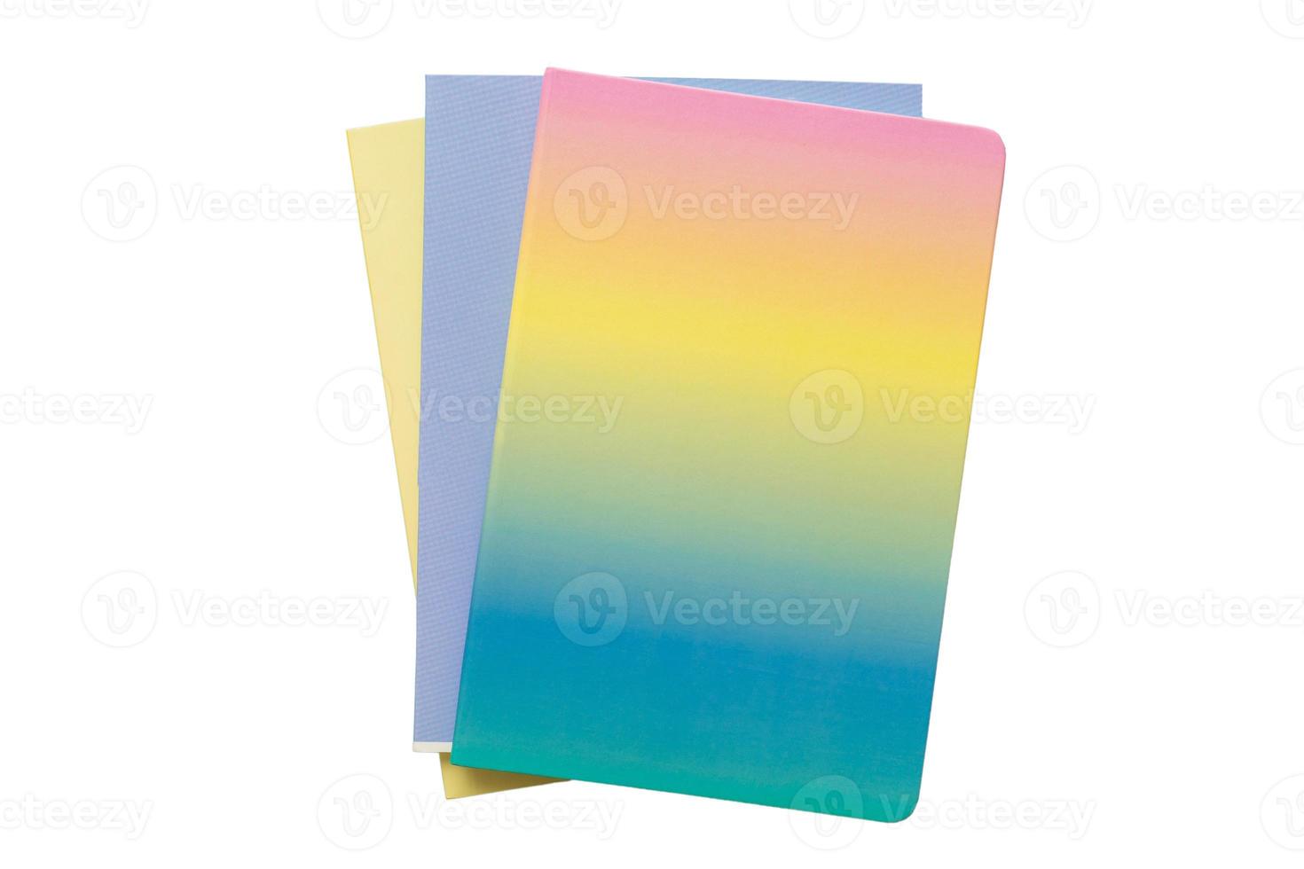 2102 Blue notebook isolated on a transparent background photo