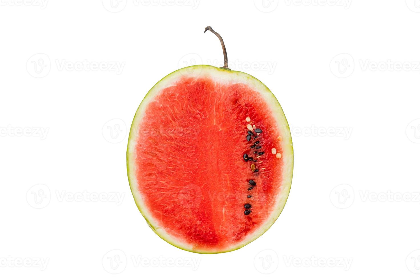 3475 Half watermelon isolated on a transparent background photo
