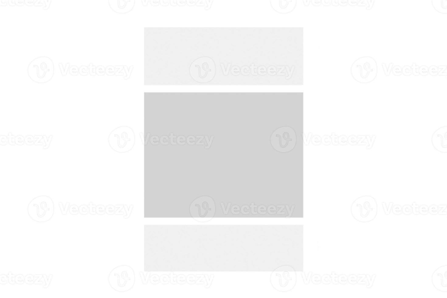 4687 Gray film frame isolated on a transparent background photo