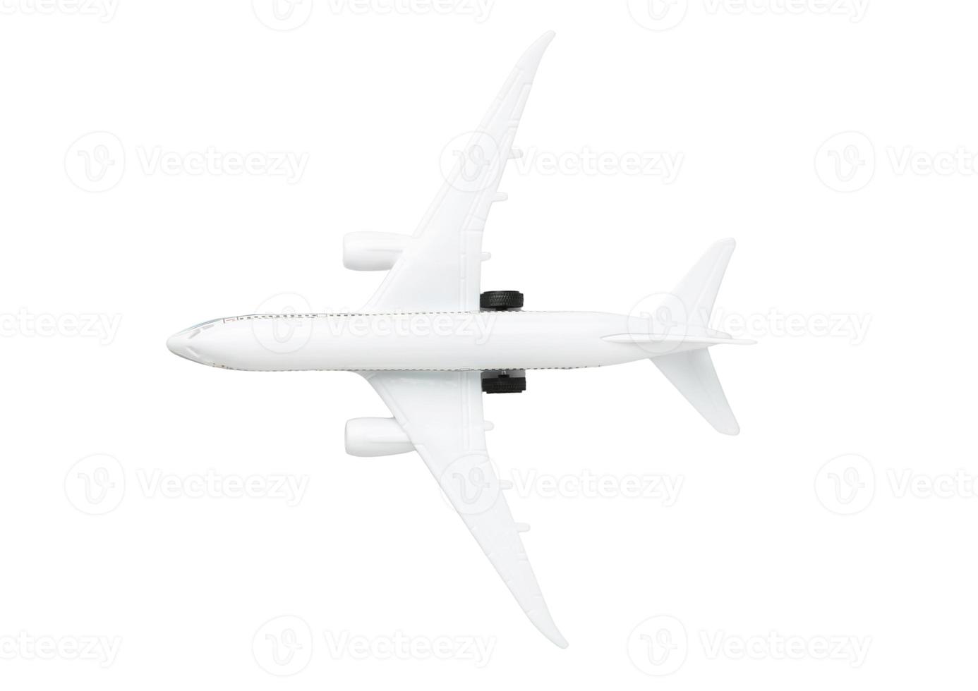 2650 Airplane toy isolated on a transparent background photo