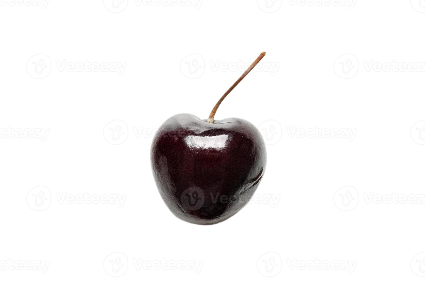 3545 Purple cherry isolated on a transparent background photo