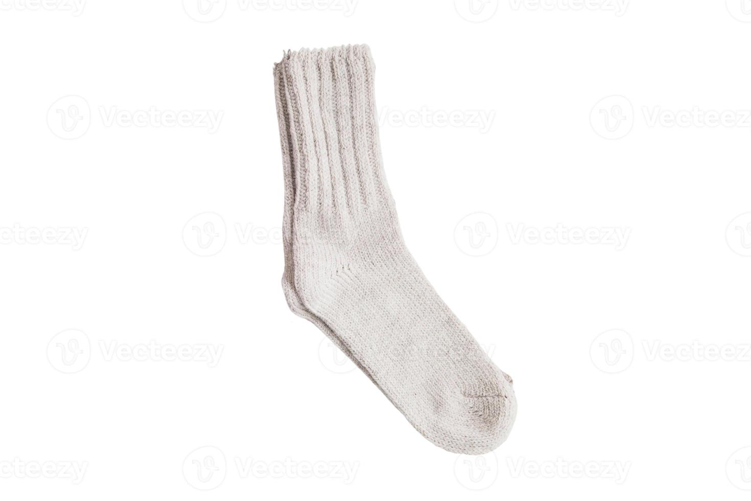 4078 White socks isolated on a transparent background photo