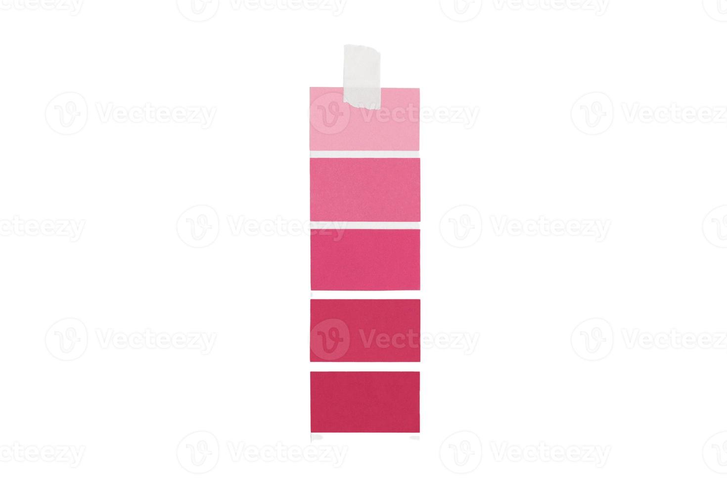 7350 Pink color pallet isolated on a transparent background photo