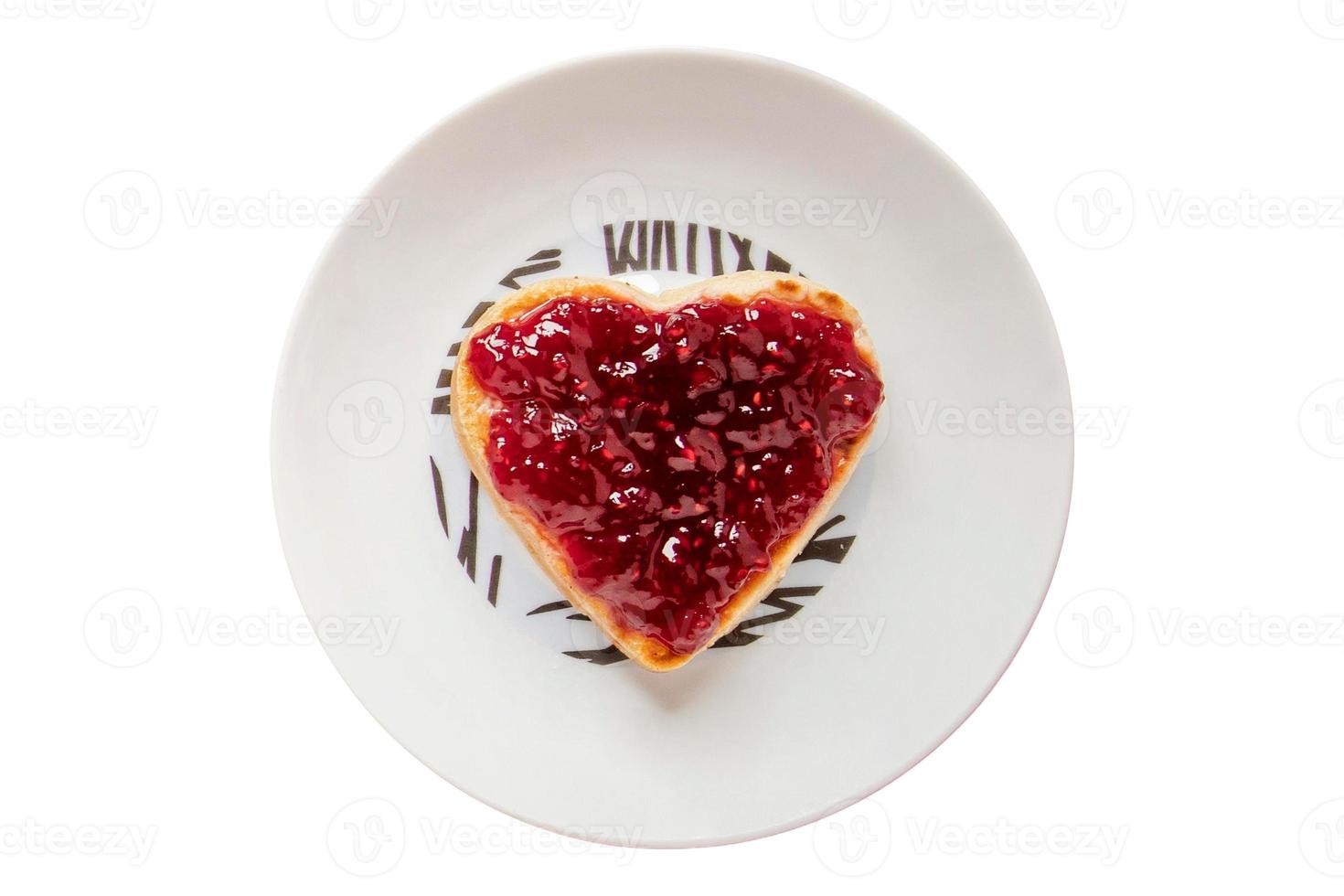 5813 White plate with dessert isolated on a transparent background photo