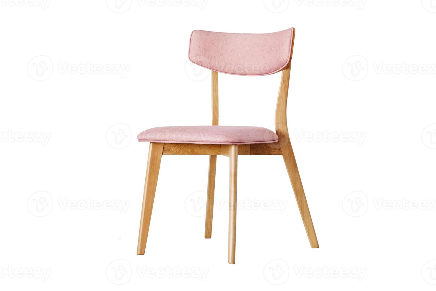 673 Pink chair isolated on a transparent background photo