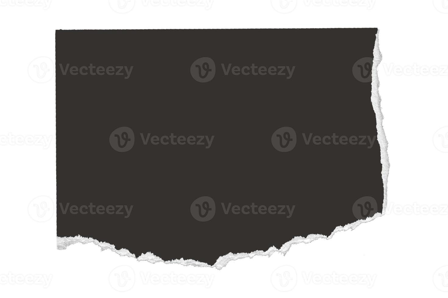 2874 Black paper cut isolated on a transparent background photo
