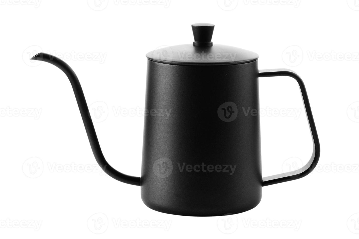 1577 Black coffeepot isolated on a transparent background photo