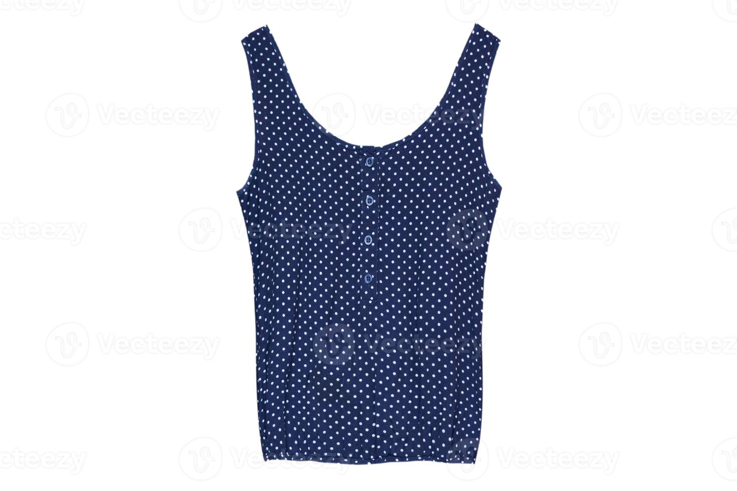 6282 Blue blouse isolated on a transparent background photo