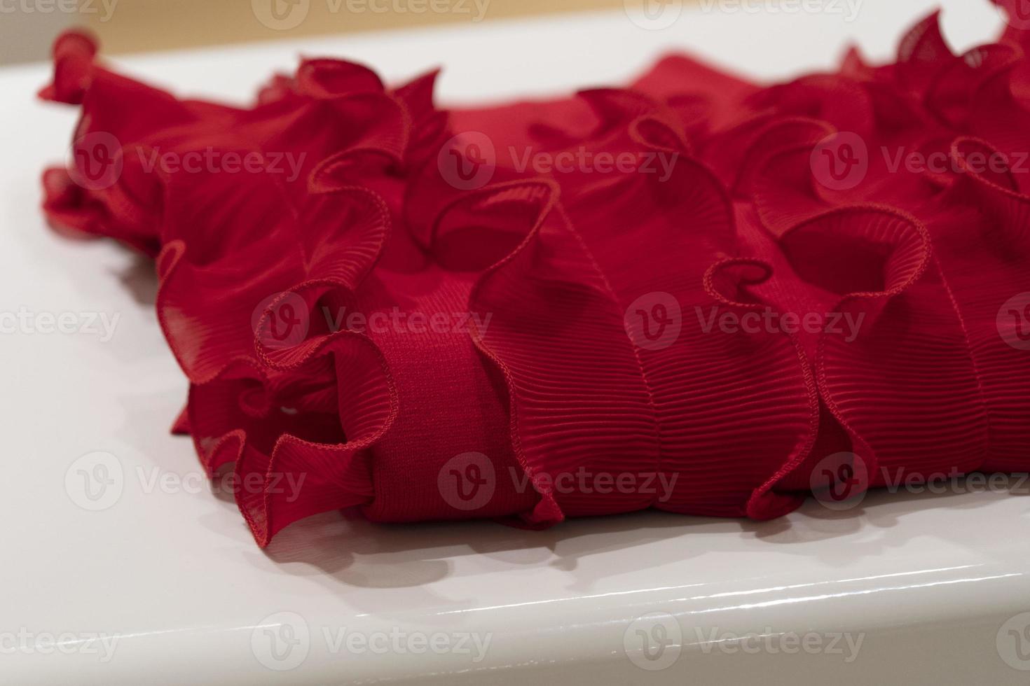 luxury silk shirt detail photo