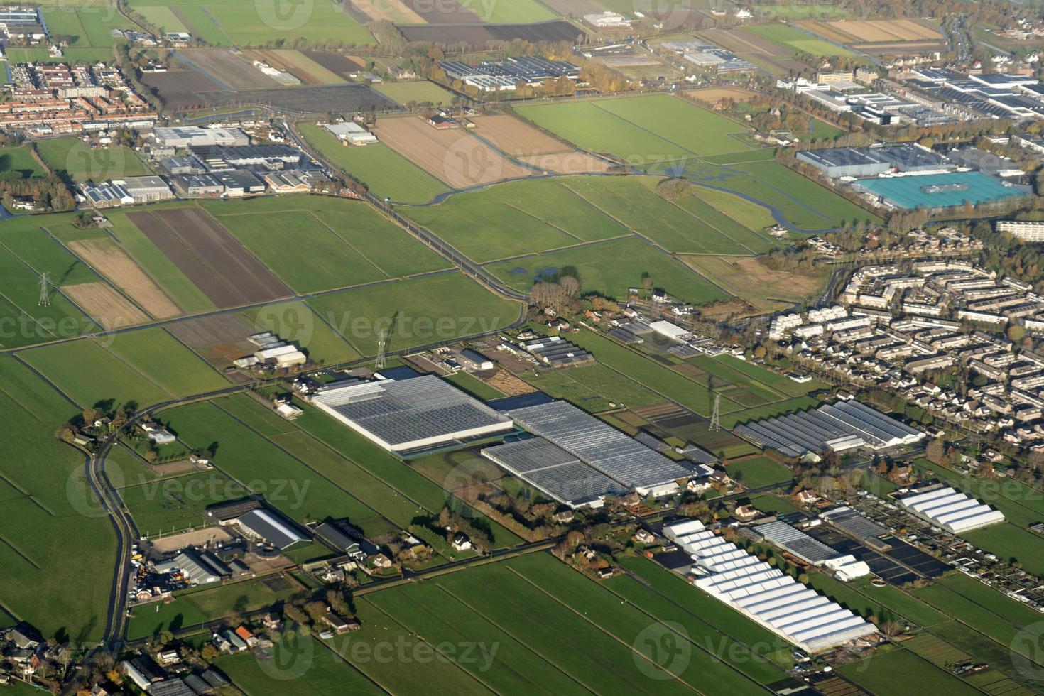 amsterdam puerto canales carreteras vista aérea panorama foto