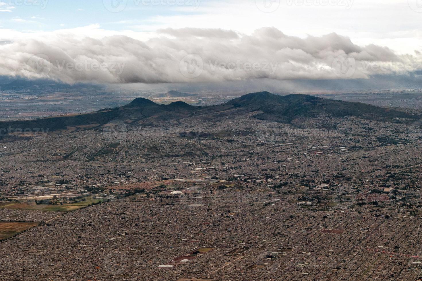 mexico city aerial view cityscape photo