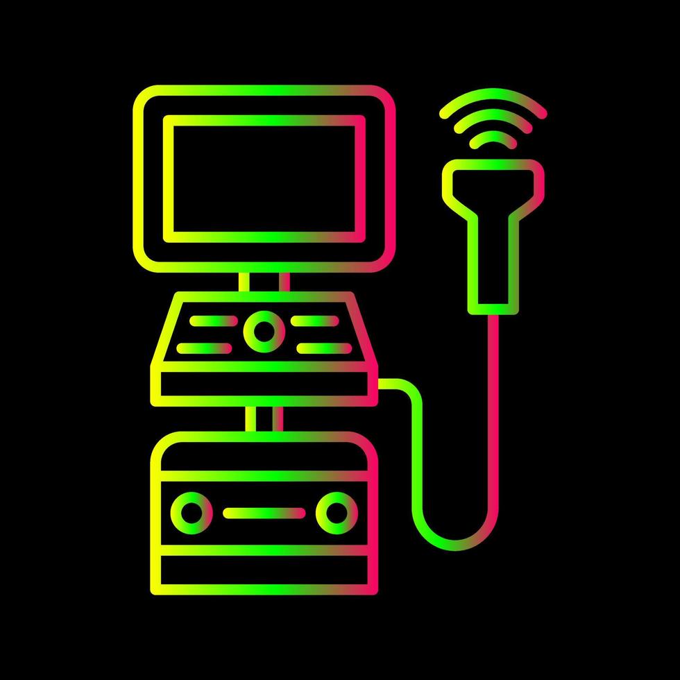 Ultrasound Machine Vector Icon