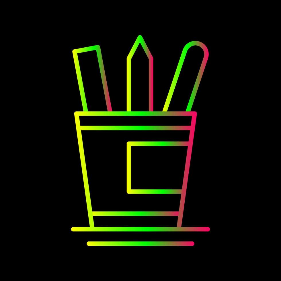 Stationery Line Icon vector