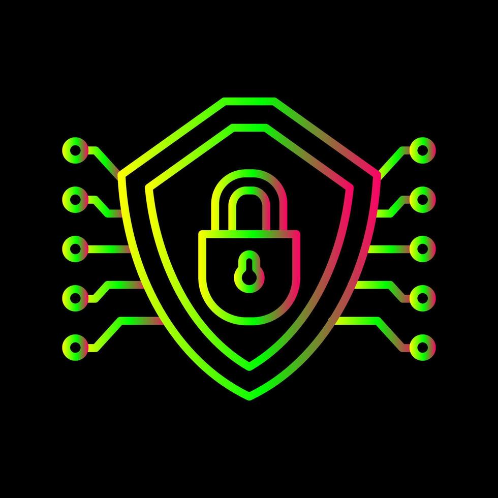 Cyber Security Vector Icon