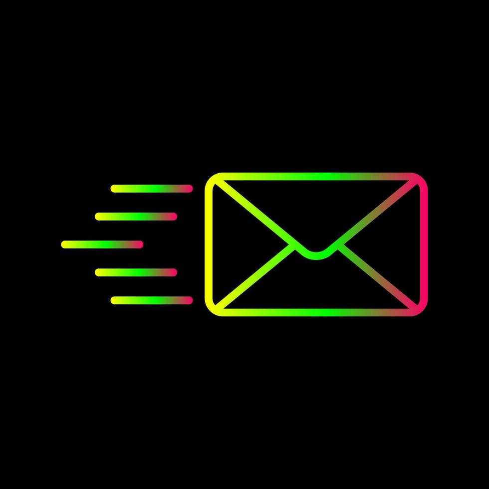 icono de vector de correo